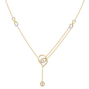 Vibhu Diamond Lariat Necklace