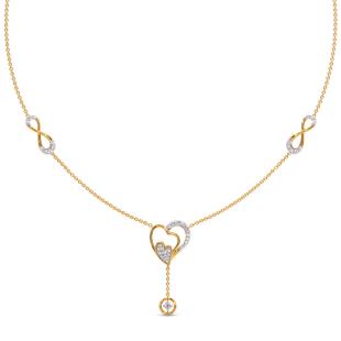 Kirtan Diamond Lariat Necklace