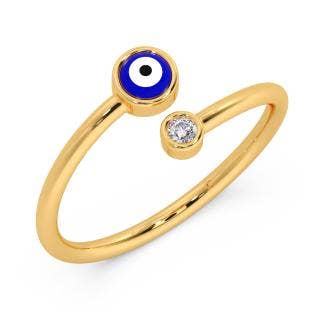 Bess Evil Eye Ring