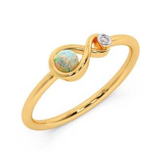 Tulasi Diamond And Gemstone Ring