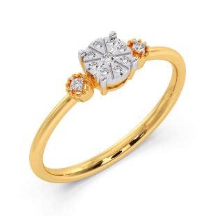 Basia Miracle Plate Diamond Ring