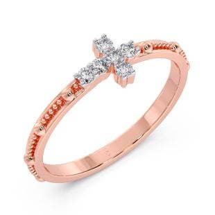 Thea Cross Diamond Ring