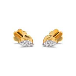 Leaflet Diamond Multi Pierced Earrings