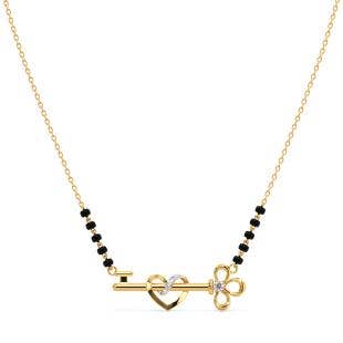 Locked Heart Diamond Mangalsutra