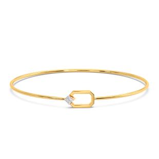 Viridian Diamond Oval Bracelet