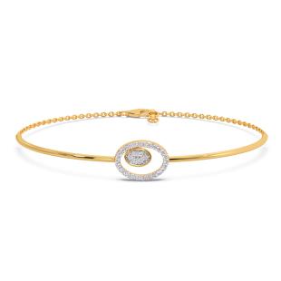 Ovoid Diamond Oval Bracelet