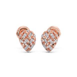 Solitude Diamond Stud Earrings