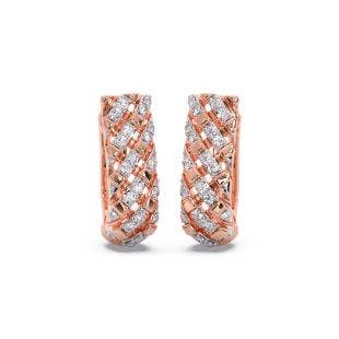 Neveah Diamond Hoop Earrings