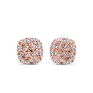 Squaricle Diamond Earrings