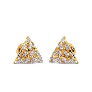 Trireme Diamond Earrings