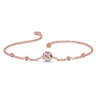 Go Round Diamond Chain Bracelet