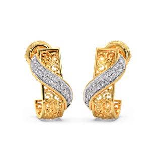 Latticey Diamond Earrings