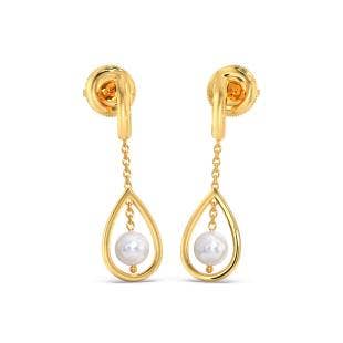 Aliza Pearl Gold Earrings