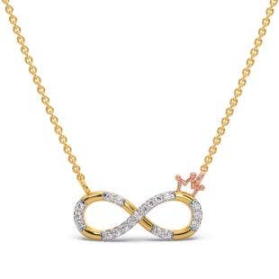 Infinite Taj Diamond Pendant Necklace