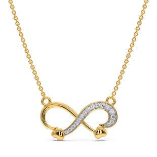 Heartinite Diamond Pendant Necklace