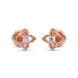 Opalina Solitaire Diamond Earrings