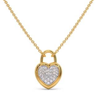 Ardour Affection Diamond Pendant Necklace