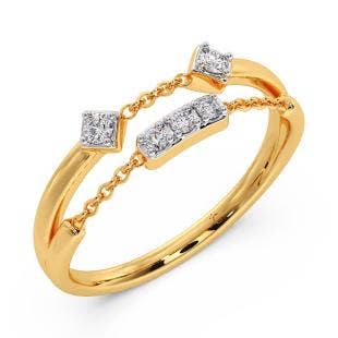 Dangling Sparkles Diamond Stackable Ring