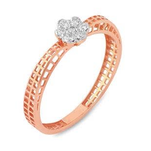 Checkers Mesh Diamond Ring
