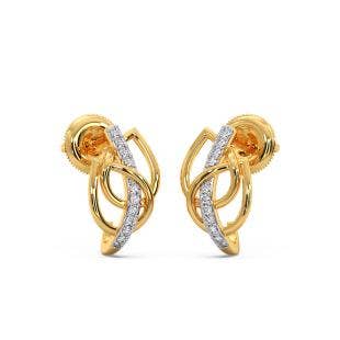 Fusion Petals Diamond Bali Earrings