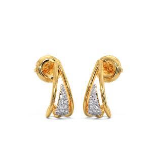 Subtly Classic Diamond Bali Earrings