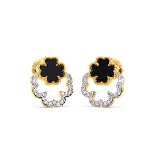 Lovely Clover Diamond Earrings