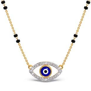 Sheen Evil Eye Diamond Mangalsutra