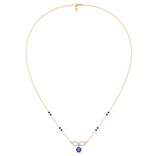 Infinity Evil Eye Diamond Mangalsutra