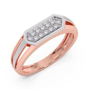Alvin Diamond Mens Ring
