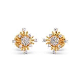 Ishani Cluster Diamond Earrings