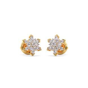 Posy Diamond Stud Earrings