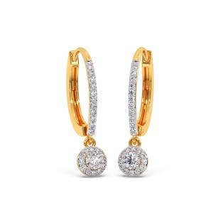 Risha Solitaire Diamond Earrings