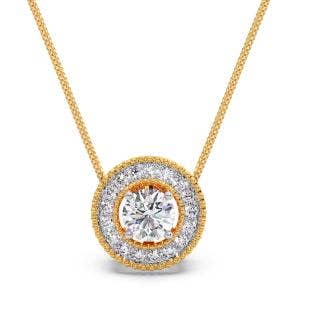 Muchi Solitaire Diamond Pendant