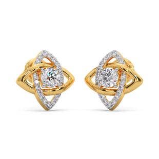 Eyes Solitaire Diamond Earrings