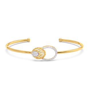 Rudhri Diamond Cuff Bracelet