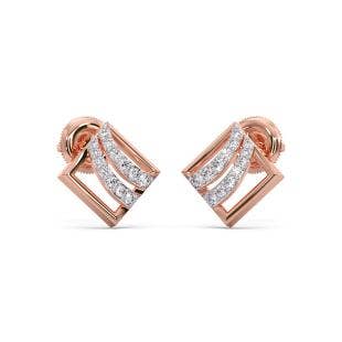 Turvi Diamond Stud Earrings