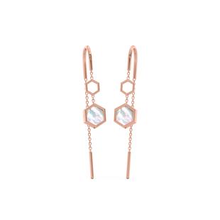 Viruja Gold Sui Dhaga Earrings