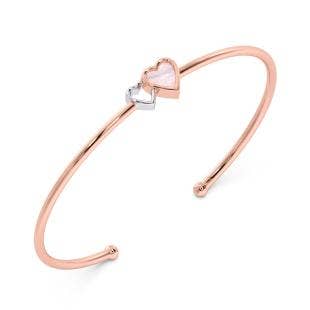 Love Language Gold Cuff Bracelet
