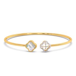 Kamalaa Diamond Cuff Bracelet