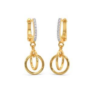 Maanavi Diamond Hoop Earrings