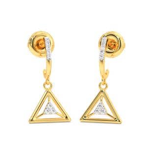 Aalina Diamond Half Hoop Earrings
