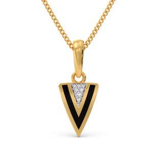Arrow Of Night Diamond Mens Pendant