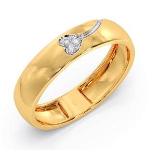 Kite Heart Diamond Band For Him