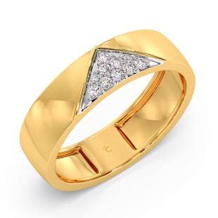 Crystal Hues Diamond Band For Him