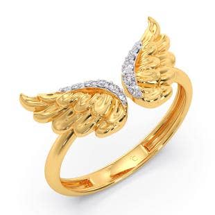 Fairy Wings Diamond Ring