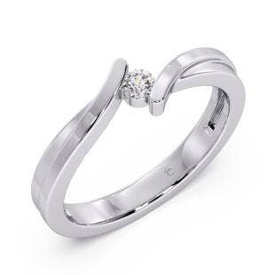 Alice Platinum Diamond Ring for Her