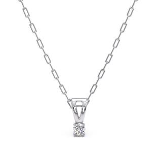 Aaruli Platinum Diamond Pendant With Chain