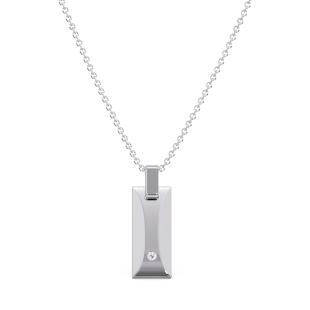 Krishiv Platinum Diamond Mens Pendant