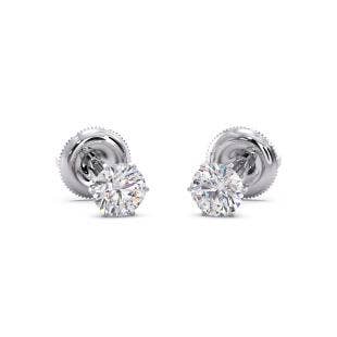 Jaicee Diamond Platinum Earrings