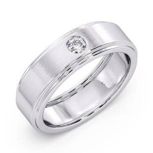 Haris Platinum Diamond Band For Him